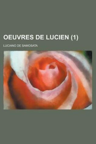 Cover of Oeuvres de Lucien (1)