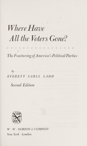 Book cover for Where have all the voters gone?