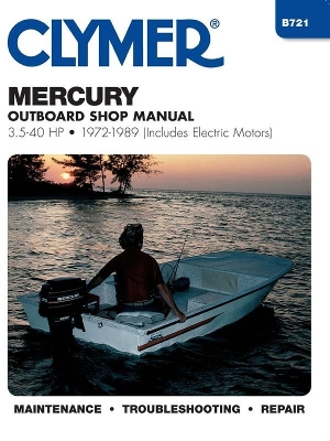 Book cover for Mercury 3.5-40 HP Outboards Includes Electric Motors (1972-1989) Service Repair Manual