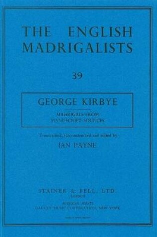 Cover of English Madrigalists