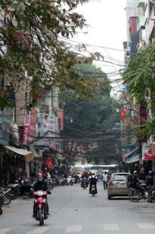 Cover of Mopeds on a Narrow Street in Hanoi, Vietnam