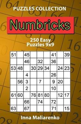 Book cover for Numbricks - 250 Easy Puzzles 9x9