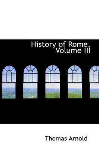 Cover of History of Rome, Volume III