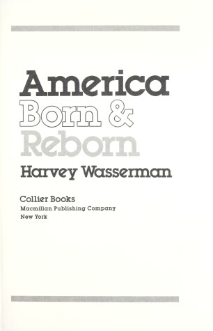 Book cover for America Born & Reborn