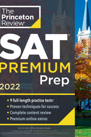 Cover of Princeton Review SAT Premium Prep, 2022