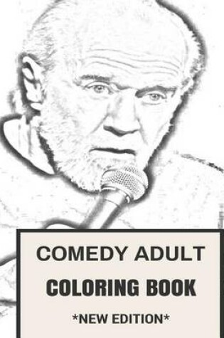 Cover of Comedy Adult Coloring Book
