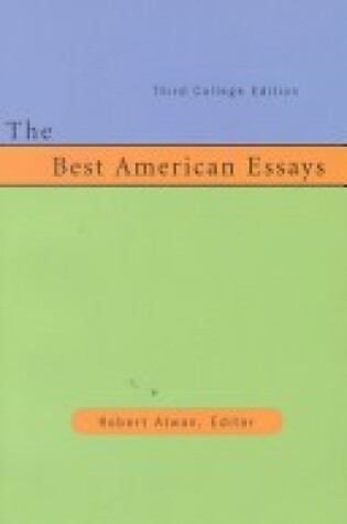 Cover of The Best American Essays