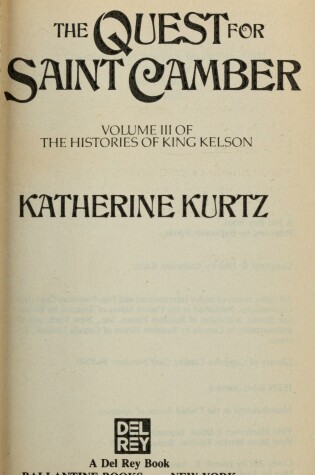 Cover of Quest for Saint Camber