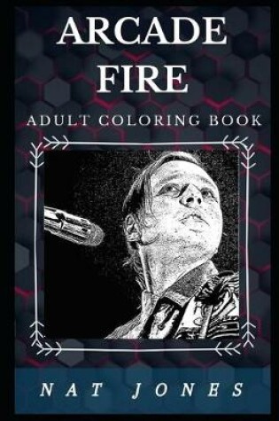 Cover of Arcade Fire Adult Coloring Book