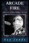 Book cover for Arcade Fire Adult Coloring Book