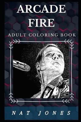 Cover of Arcade Fire Adult Coloring Book