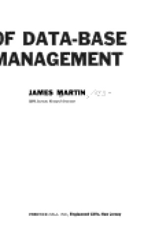 Cover of Principles of Data-base Management