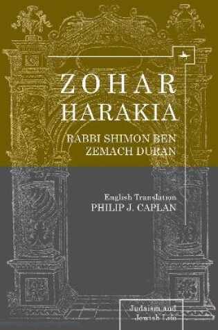 Cover of Zohar Harakia