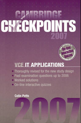 Cover of Cambridge Checkpoints VCE IT Applications 2007