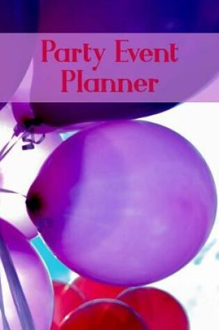 Cover of Party Event Planner
