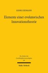 Book cover for Elemente einer evolutorischen Innovationstheorie