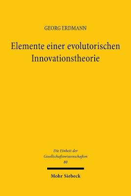 Cover of Elemente einer evolutorischen Innovationstheorie