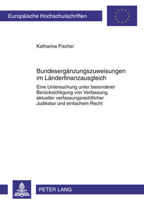 Cover of Bundesergaenzungszuweisungen Im Laenderfinanzausgleich