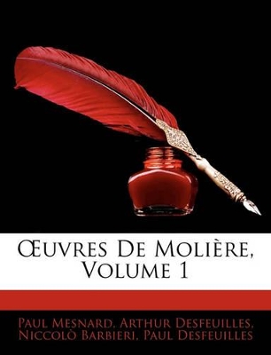 Book cover for Uvres de Moliere, Volume 1