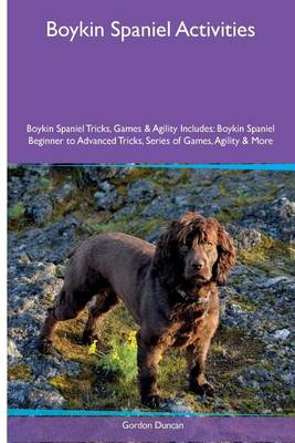 Book cover for Boykin Spaniel Activities Boykin Spaniel Tricks, Games & Agility. Includes