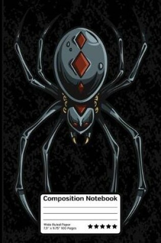 Cover of Tarantula And Black Widow Spiders Composition Notebook