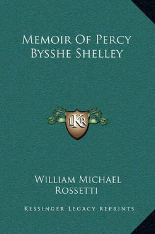 Cover of Memoir of Percy Bysshe Shelley