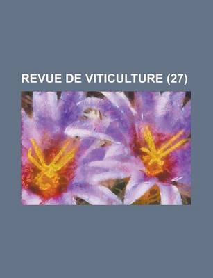 Book cover for Revue de Viticulture (27 )