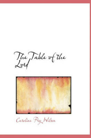 Cover of The Table of the Lord