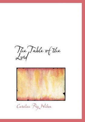 Book cover for The Table of the Lord