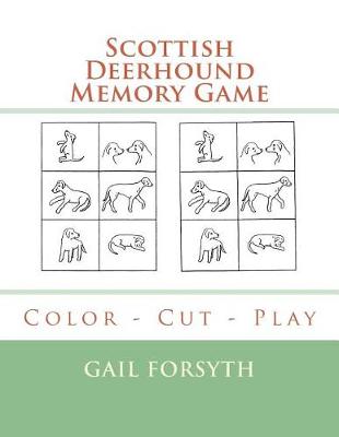 Book cover for Scottish Deerhound Memory Game