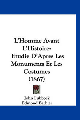 Book cover for L'Homme Avant L'Histoire