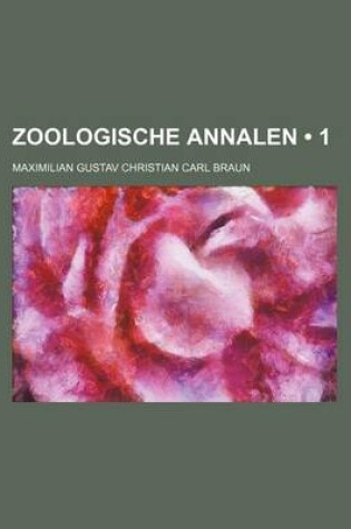 Cover of Zoologische Annalen (1 )