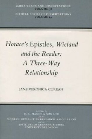 Cover of Horace's 'Epistles', Wieland and the Reader: A Three-Way Relationship