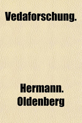 Book cover for Vedaforschung.