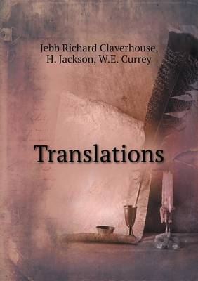 Book cover for Translations