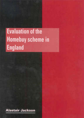 Book cover for Evaluation of the Homebuy Scheme in England