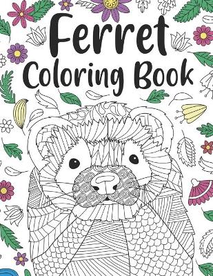 Book cover for Ferret Coloring Book