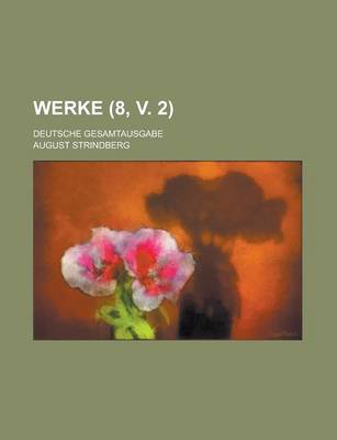 Book cover for Werke (8, V. 2); Deutsche Gesamtausgabe