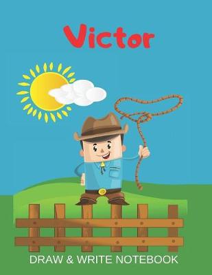 Book cover for Victor Draw & Write Notebook