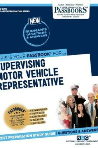 Cover of Supervising Motor Vehicle Representative (C-3300)