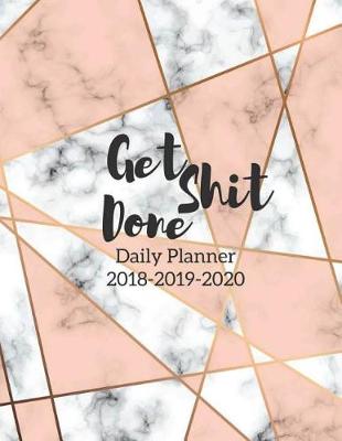 Book cover for Daily Planner 2018-2018-2020; Get Shit Done