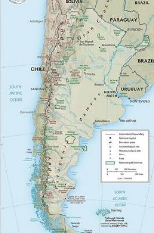 Cover of A Map of Argentina the South American Nation