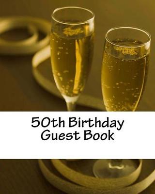 Book cover for 50th Birthday Guest Book