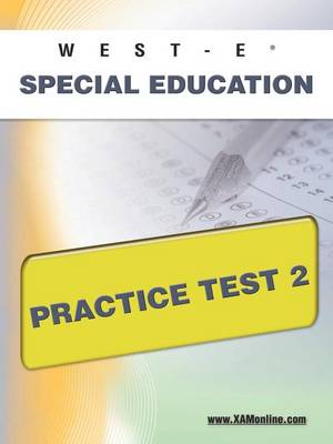 Book cover for West-E Special Education Practice Test 2