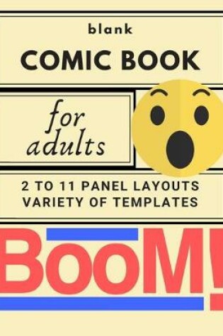 Cover of Blank Comic Book for Adults