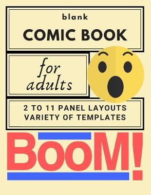 Cover of Blank Comic Book for Adults