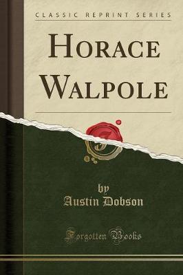 Book cover for Horace Walpole (Classic Reprint)