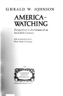 Book cover for America-watching