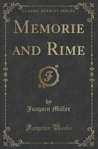 Cover of Memorie and Rime (Classic Reprint)