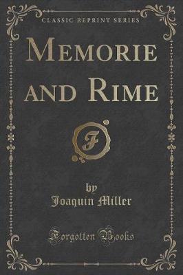 Book cover for Memorie and Rime (Classic Reprint)